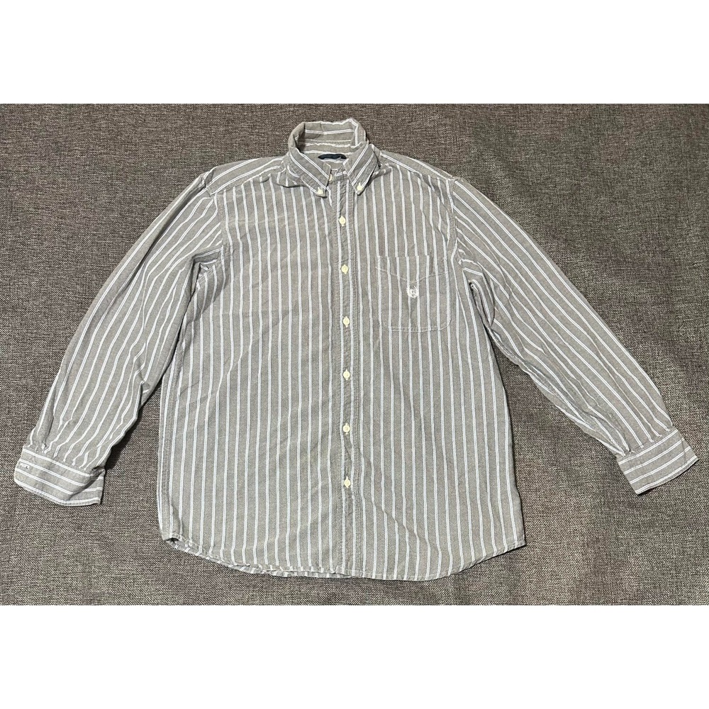 Chaps Men's M Striped Long Sleeve Shirt